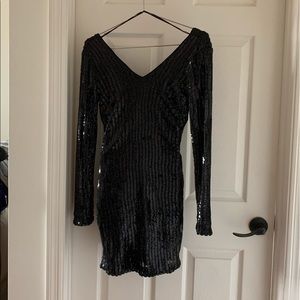 Black party dress